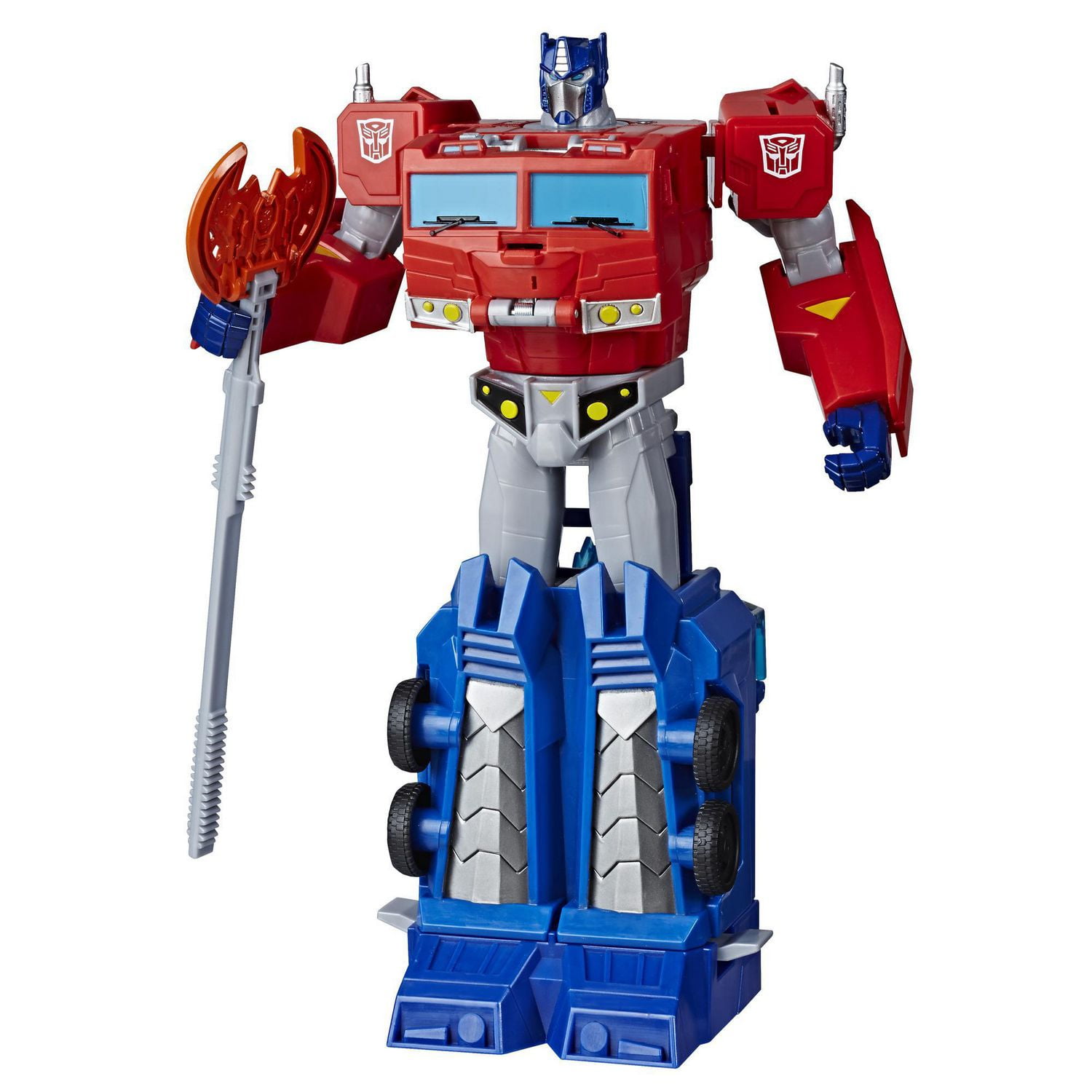 Transformers toys optimus prime clearance cyberverse ultimate class figure