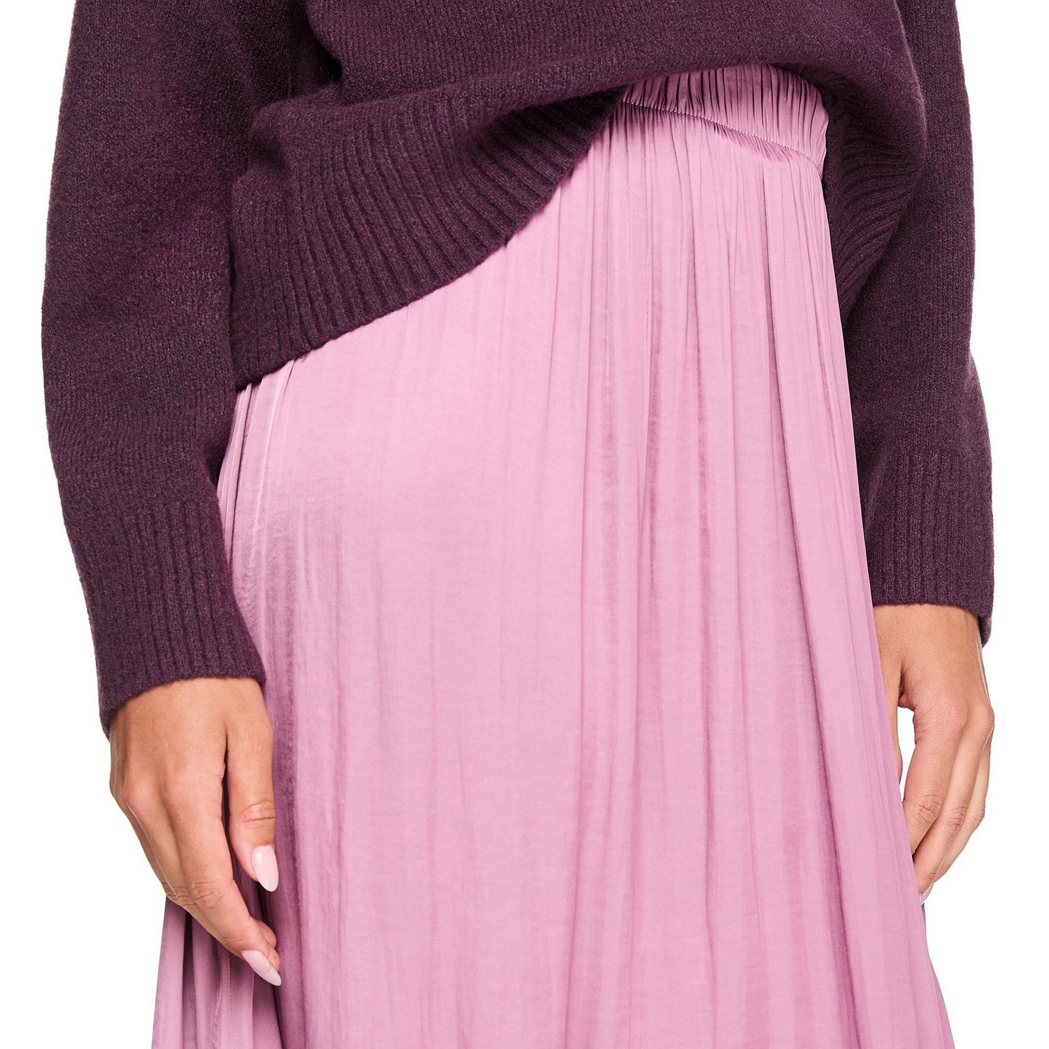 Jupe en tissu chiffonné George pour femmes