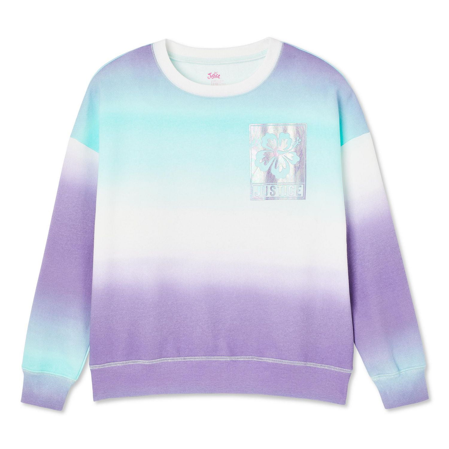 Justice Girls' Fleece Crew Neckline Popover