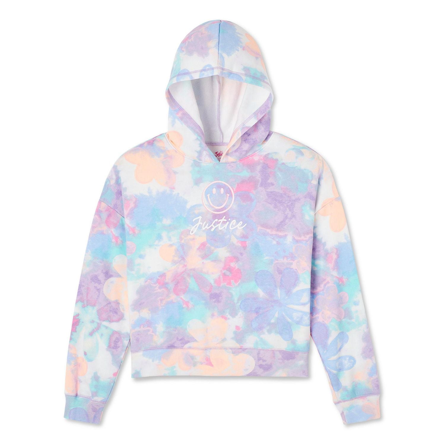 Haut à capuchon en molleton Justice pour filles