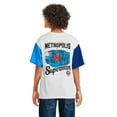 thumbnail image 2 of Superman Boys' Mesh Sleeve Tee, 2 of 3