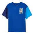 thumbnail image 3 of Marvel Boys' Captain America Mesh Sleeve Tee, 3 of 3