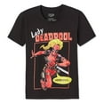 thumbnail image 3 of T-shirt avec imprimé graphique Deadpool Marvel pour femmes, 3 of 3