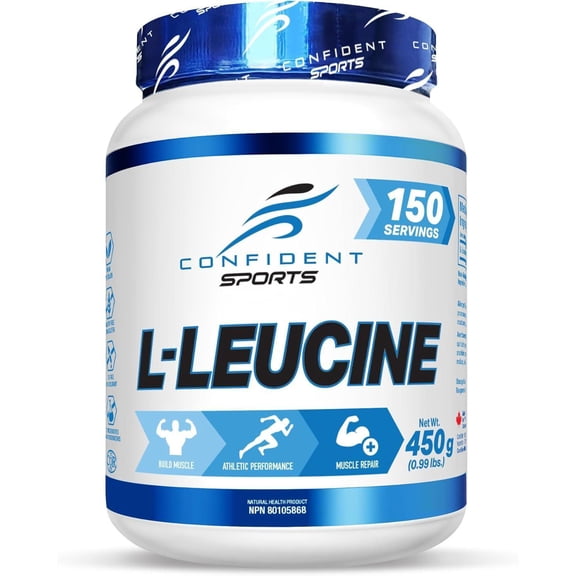 Confident Sports L-Leucine, 150 portions