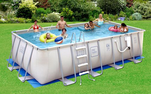 Summer Waves Elite 52inch Deep Metal Frame Swimming Pool