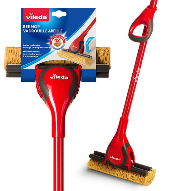Vileda Bee Mop Classic Sponge Roller Mop, easy to wring, 1 Piece