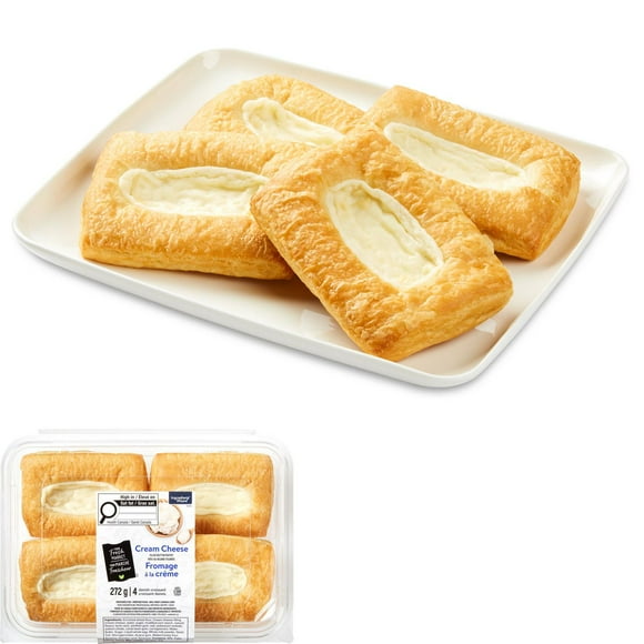 Your Fresh Market Cream Cheese Filled Danish Croissants, 4 pastries, 272 g