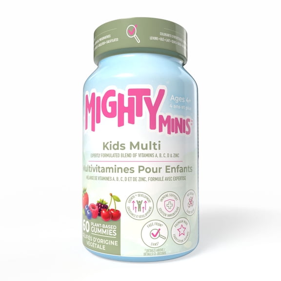 Mighty Minis No Sugar Kid's Multi-Vitamins & Omega Gummy 60ct