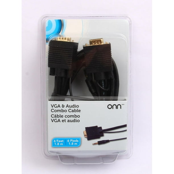 Câble combiné VGA et audio de ONN