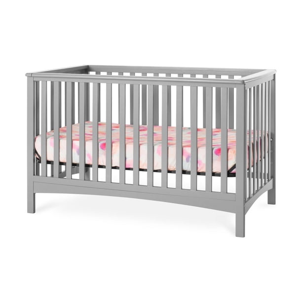 Forever Eclectic London 4-in-1 Convertible Baby Crib, Dapper Gray ...