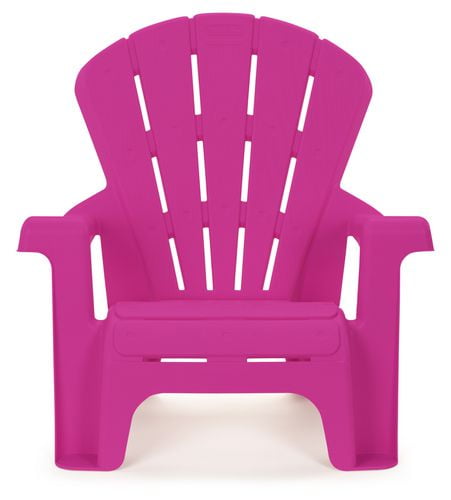 little tikes pink garden chair