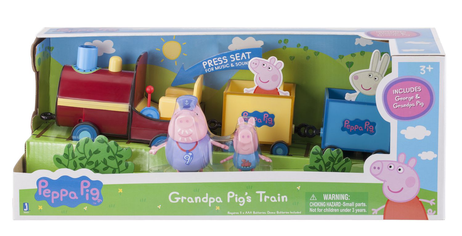 peppa pig grandpa's train
