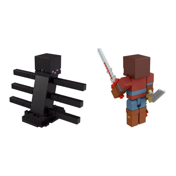 Minecraft Dungeons 3.25 Figures 2-Pk Heart of Ender vs