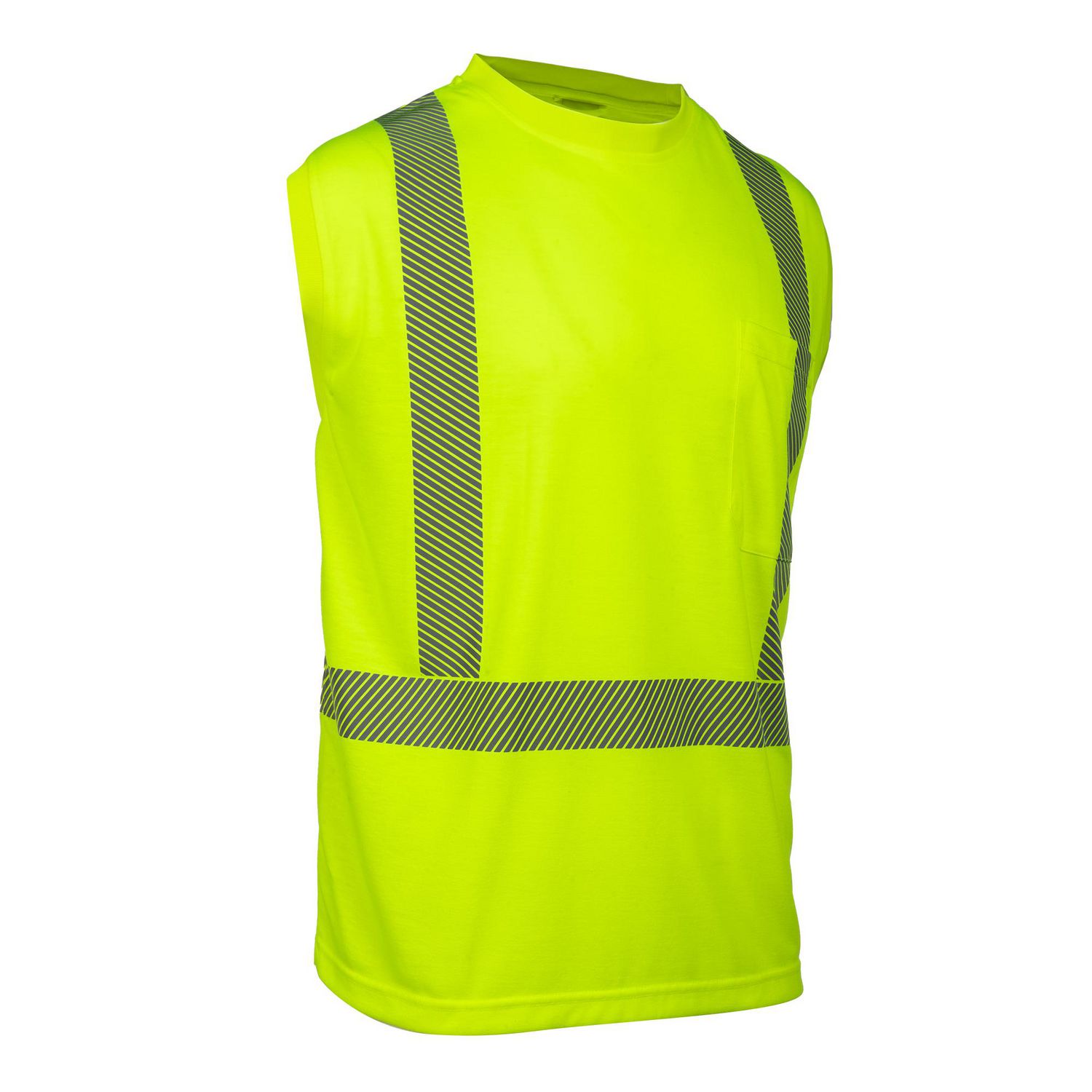 Tee-shirt sans manches Forcefield Hi-Vis avec bande segmentée