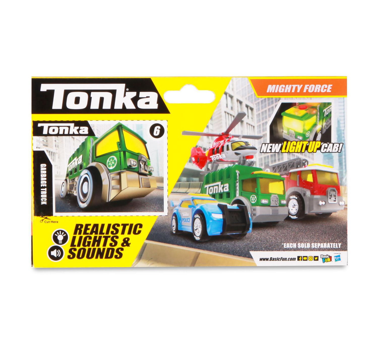 Lights and sounds garbage truck on sale