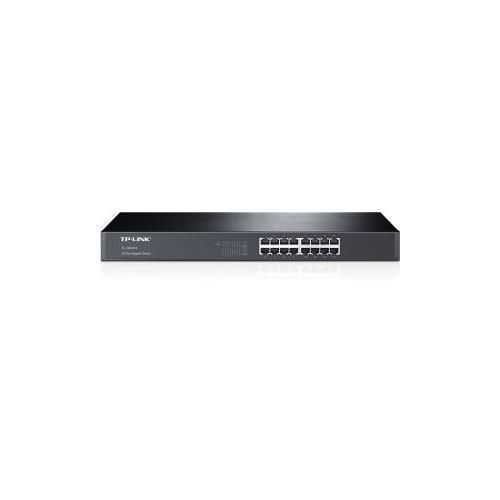 TP-LINK TL-SG1016 Commutateur montable en rack 16 ports Gigabit 19 pouces 10/100/1000 Mbps, capacité 32 Gbps