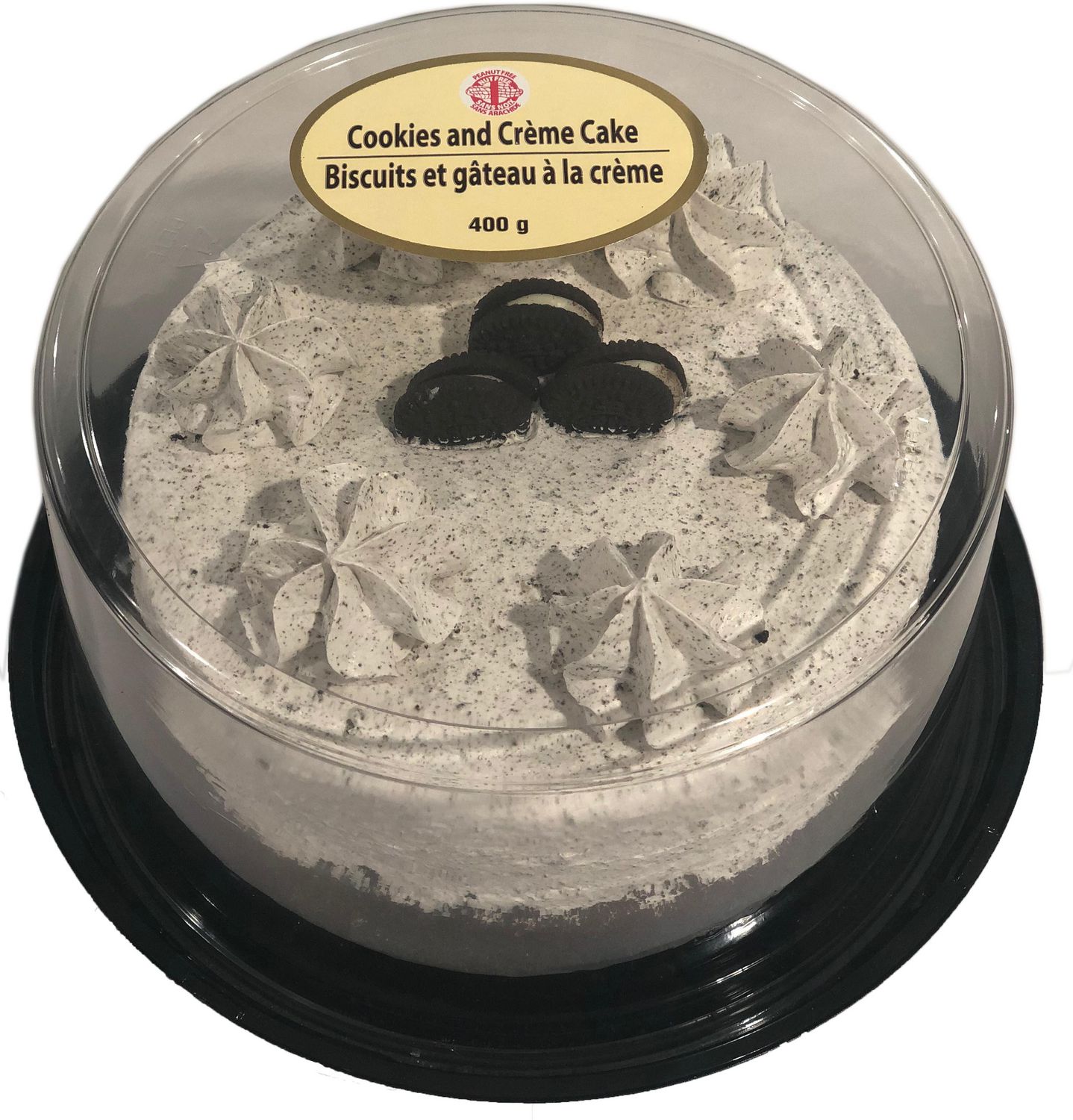The French Oven Peanut Free Two Layer Chocolate And Vanilla Cookie And Creme Cake Walmart Canada