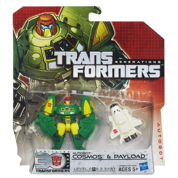 Transformers Generations - Figurines Payload et Autobot Cosmos de classe Légendes