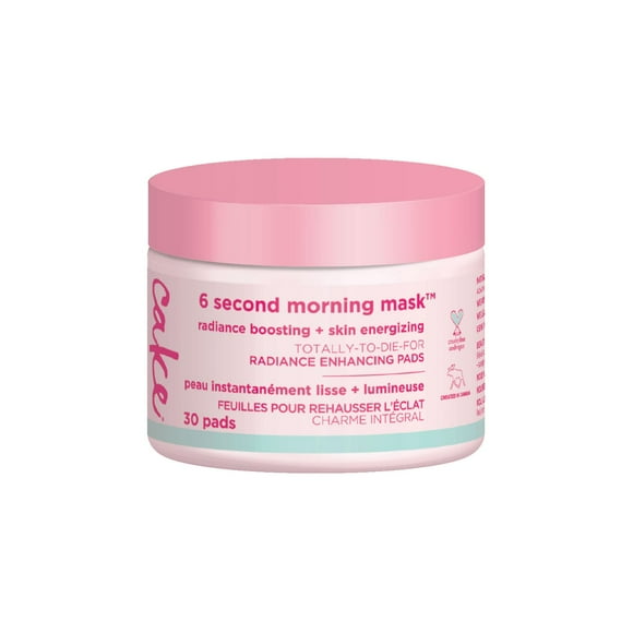 Cake 6 Second Morning Mask -Feuilles Pour Rehausser L'Éclat