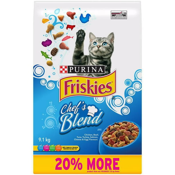 Friskies Chef's Blend Dry Cat Food, 9.1 kg Walmart.ca