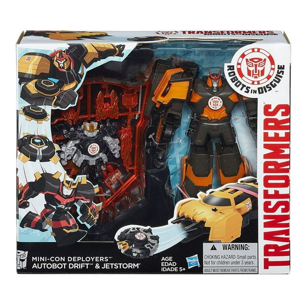 Transformers Robots in Disguise - Figurines Mini-Con Deployers Autobot Drift et Jetstorm