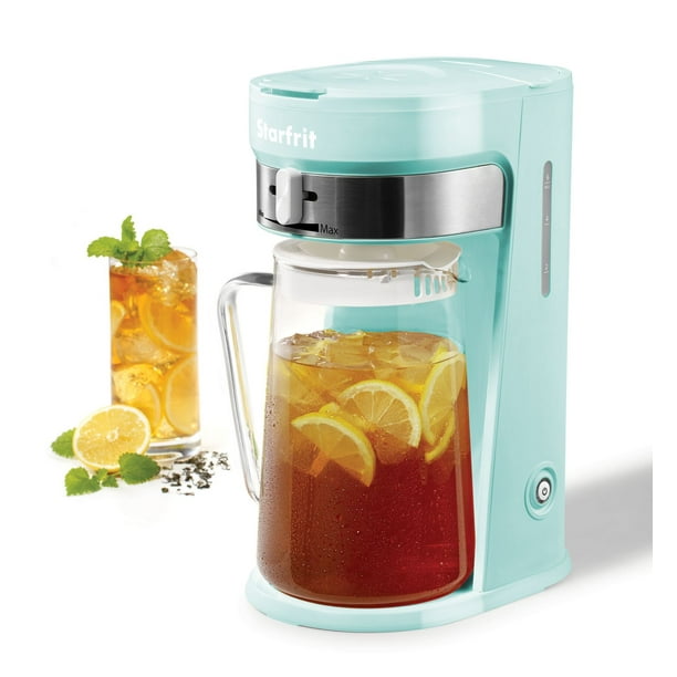 Starfrit Electric Iced Tea and Iced Coffee Maker - Teal, 2.5 Liter ...