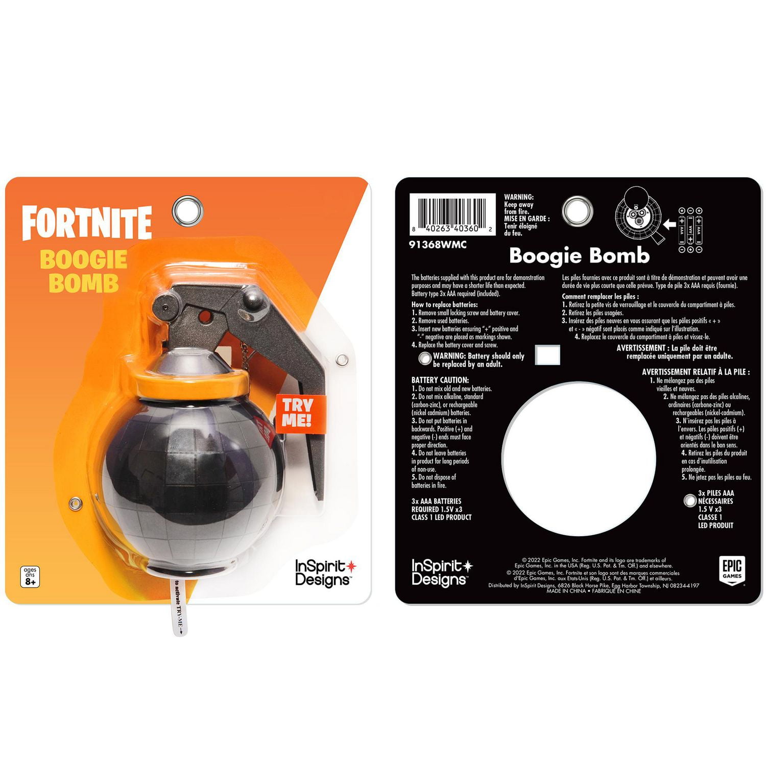 InSpirit Designs Officially Licensed Fortnite Boogie Bomb Accessory -  Walmart.ca