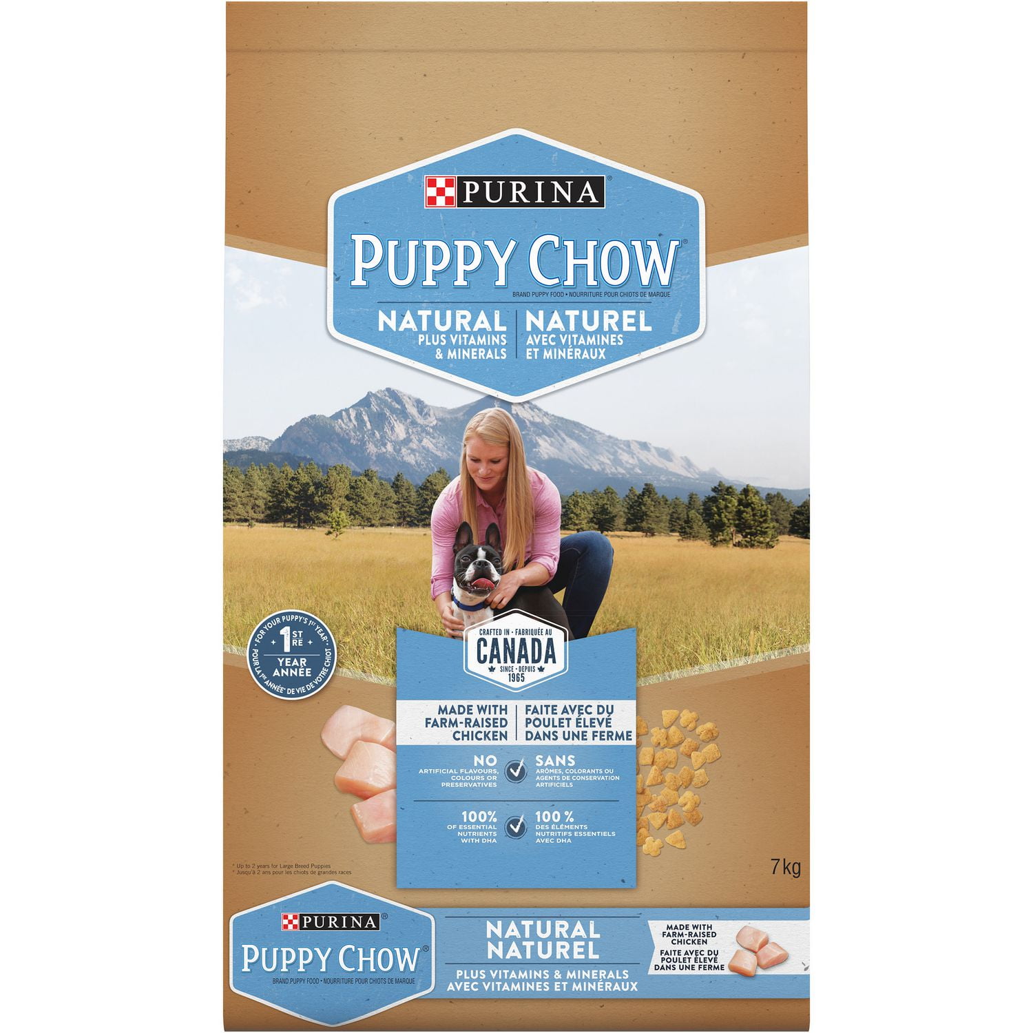 purina natural puppy chow