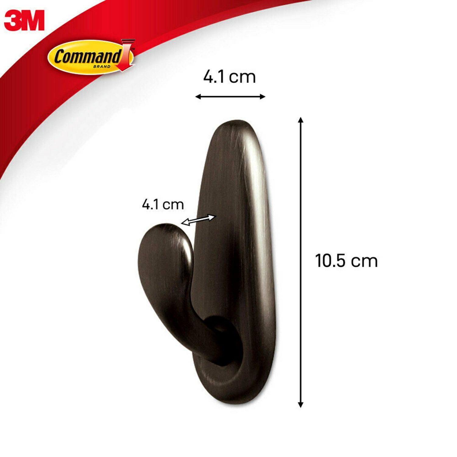 Command™ Large Forever Classic Oil Rubbed Bronze Metal Hook 