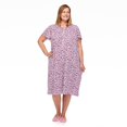 thumbnail image 1 of Penmans Plus Women's Flutter Sleeve Nightgown, 1 of 6