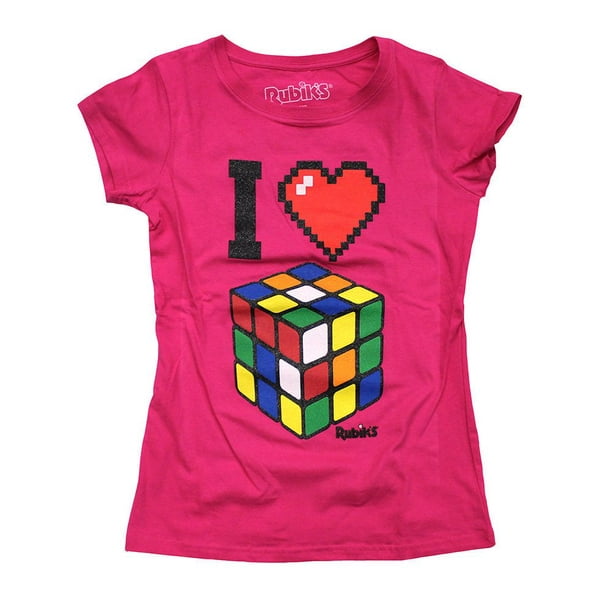 Rubiks T-Shirt manches courtes pour filles