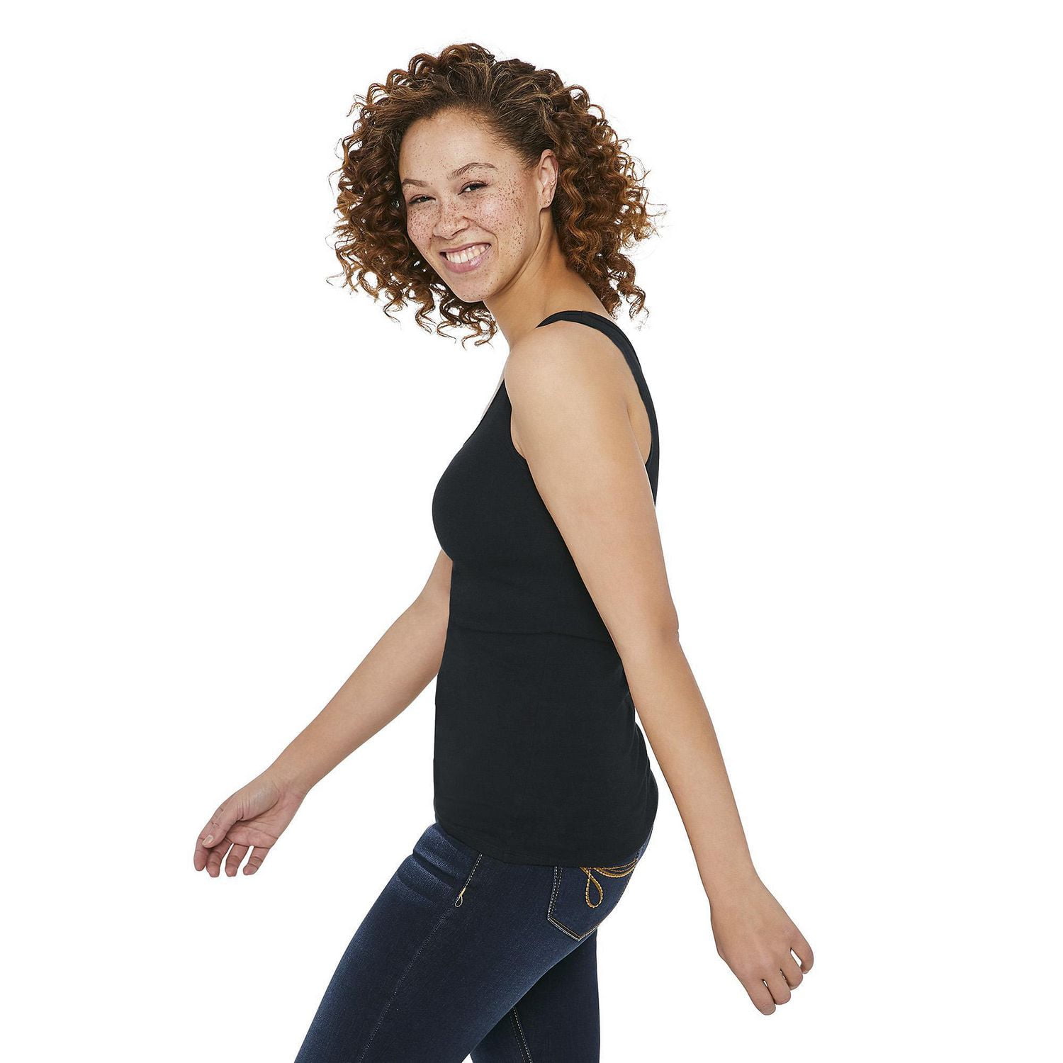 Débardeur de base côtelé George pour femmes Tailles TP-TTG