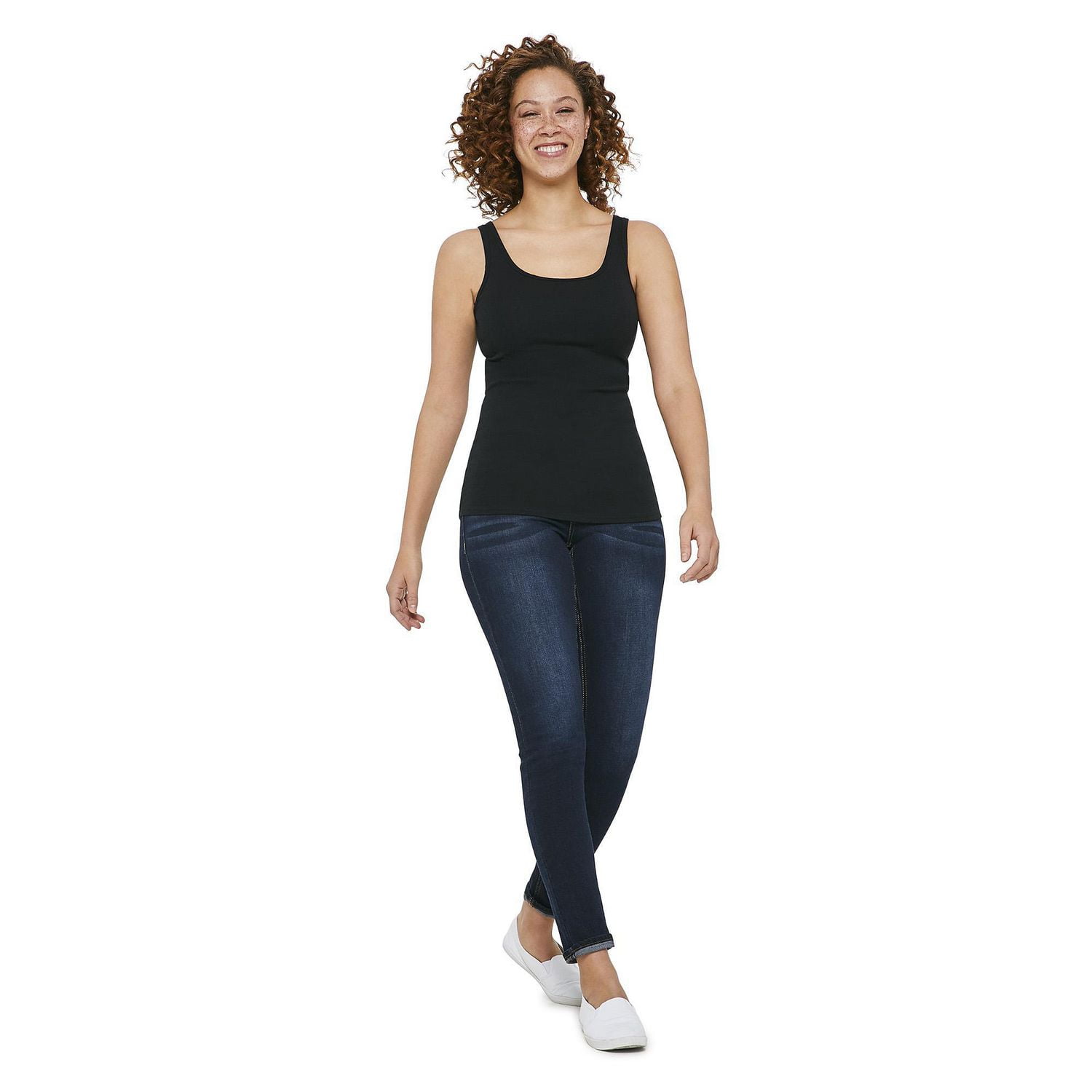 Débardeur de base côtelé George pour femmes Tailles TP-TTG