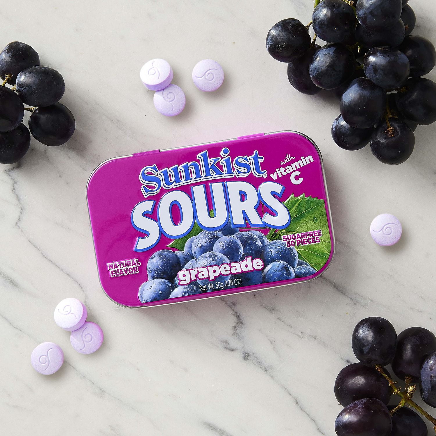 Sunkist Sours with Vitamin C - Grapeade - Walmart.ca