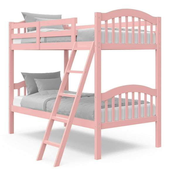 Storkcraft Long Horn Solid Hardwood Twin Bunk Bed
