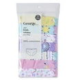 thumbnail image 2 of George Toddler Girls' Cotton Briefs 7-Pack, 2 of 2