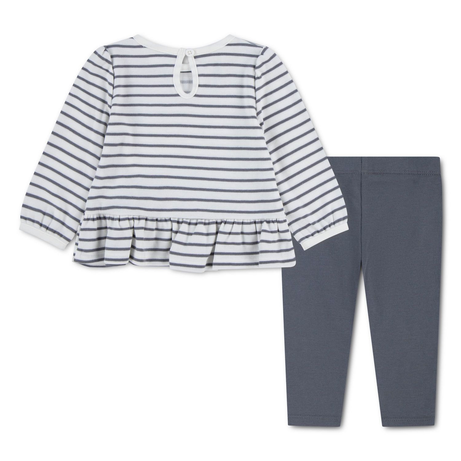 Ensemble Polaire 2 pièces Huggies pour Bébé Fille: Haut à Manches Longues et Pantalon