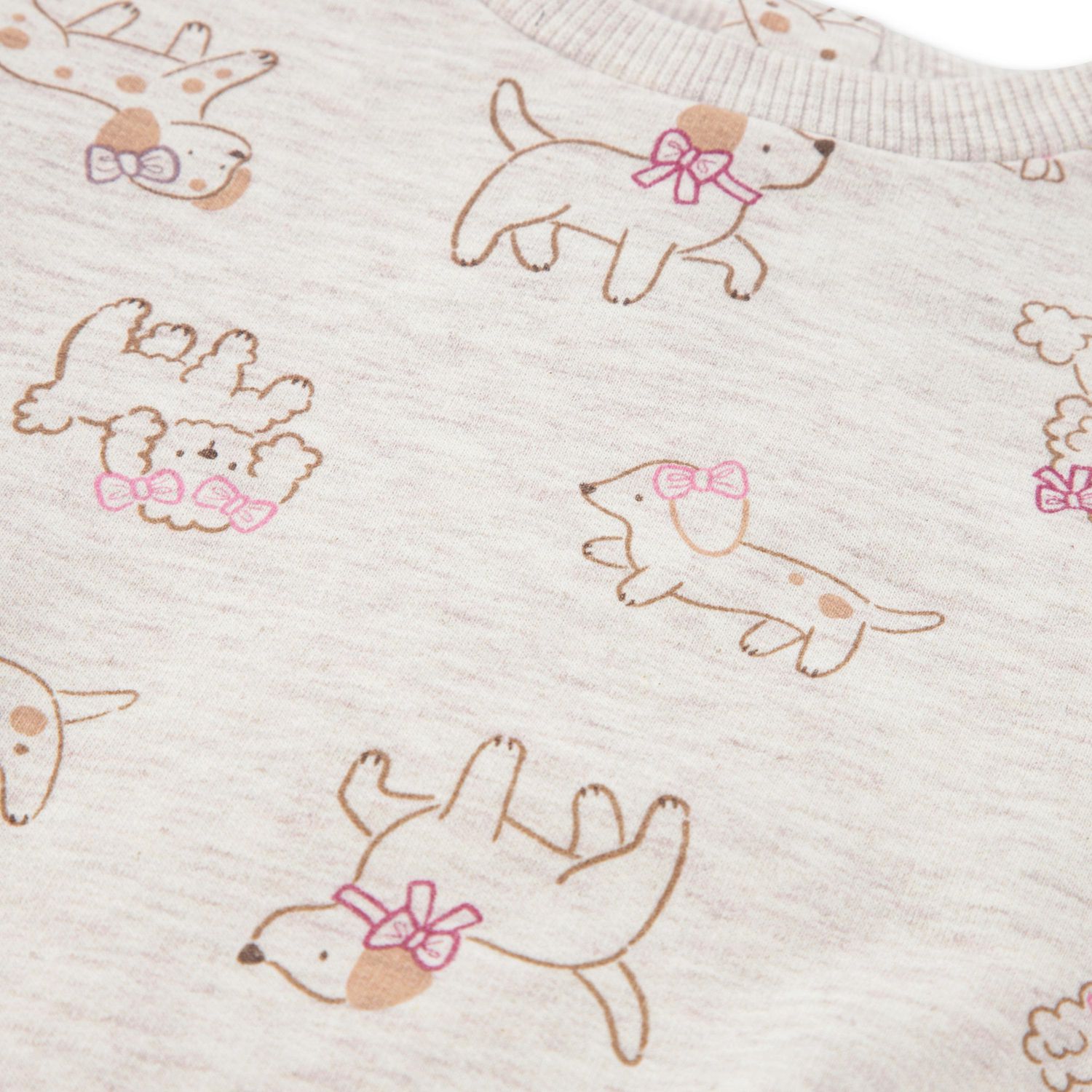 Ensemble de 2 pièces Huggies pour Bébé Fille: Haut à Manches Longues et Pantalon en Molleton