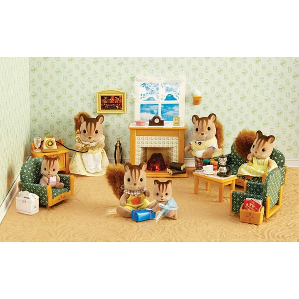 Used] SCHOOL FIELD TRIP SET S-07 Epoch Retired Sylvanian Families Calico  Critters