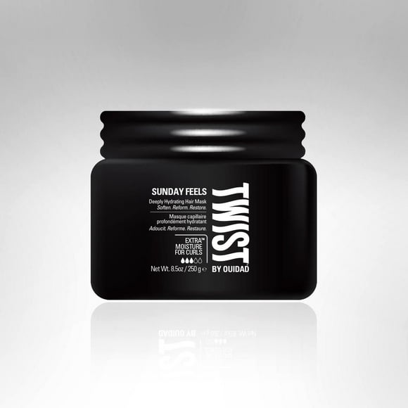 TWIST BY OUIDAD <br>SUNDAY FEELS<br>Deeply Hydrating Hair Mask, Soften. Reform. Restore.
