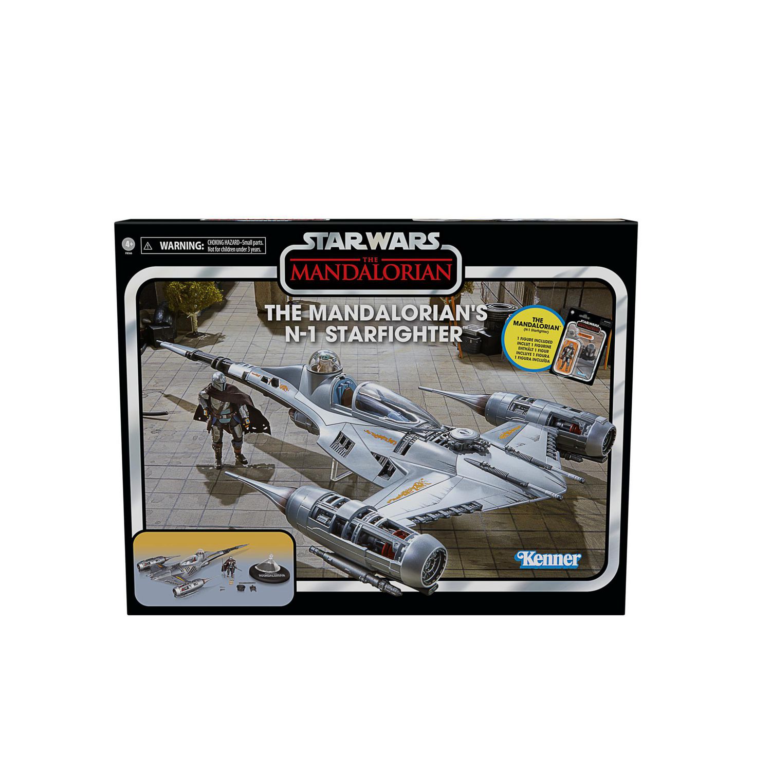 Star Wars The Vintage Collection The Mandalorian’s N-1 Starfighter, The  Mandalorian 3.75-Inch Vehicle & Action Figures, Ages 4 and Up