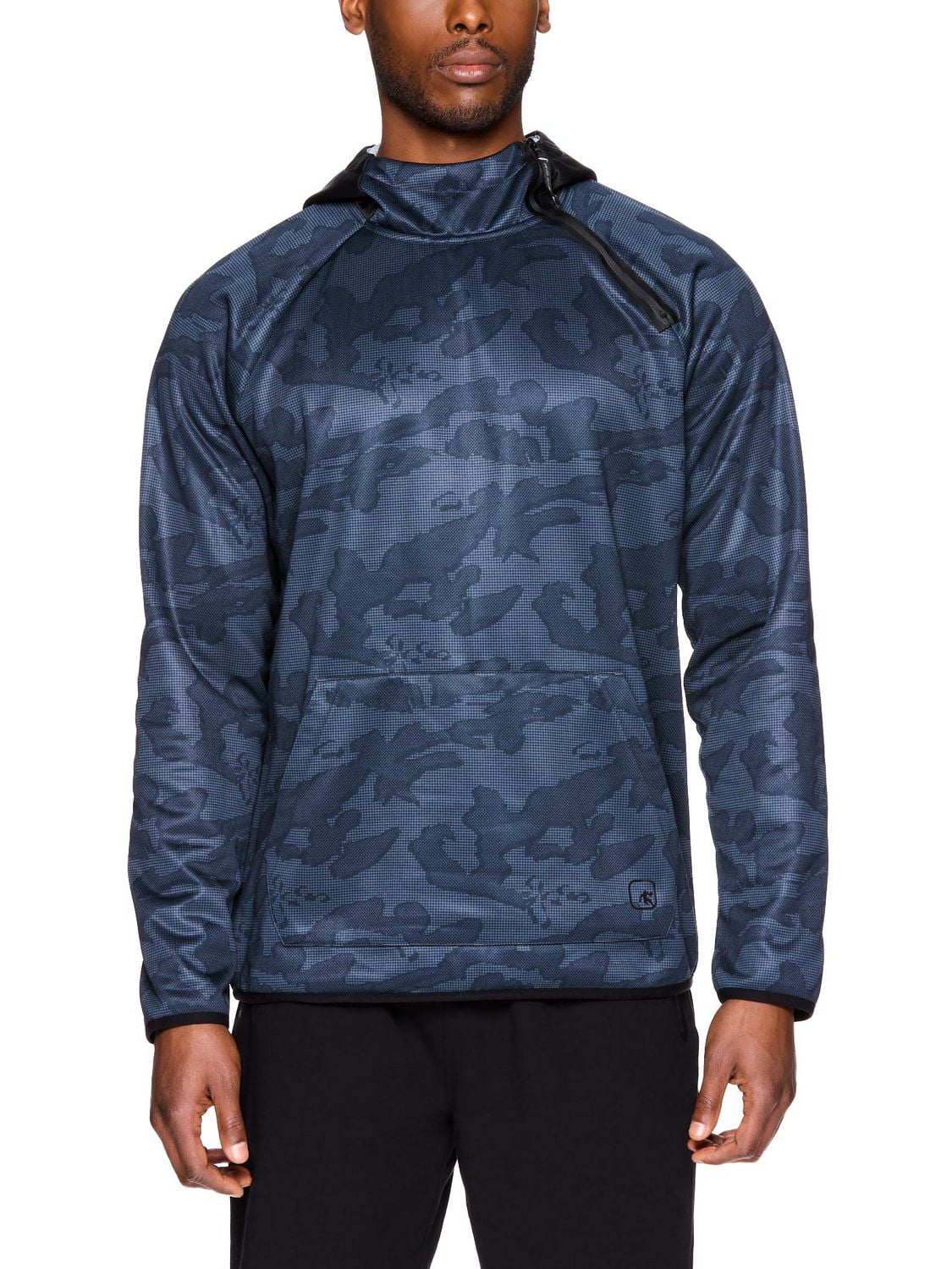 AND1 Sweat à capuche en polaire Pivot 1/2 zip pour homme, tailles S-XXL