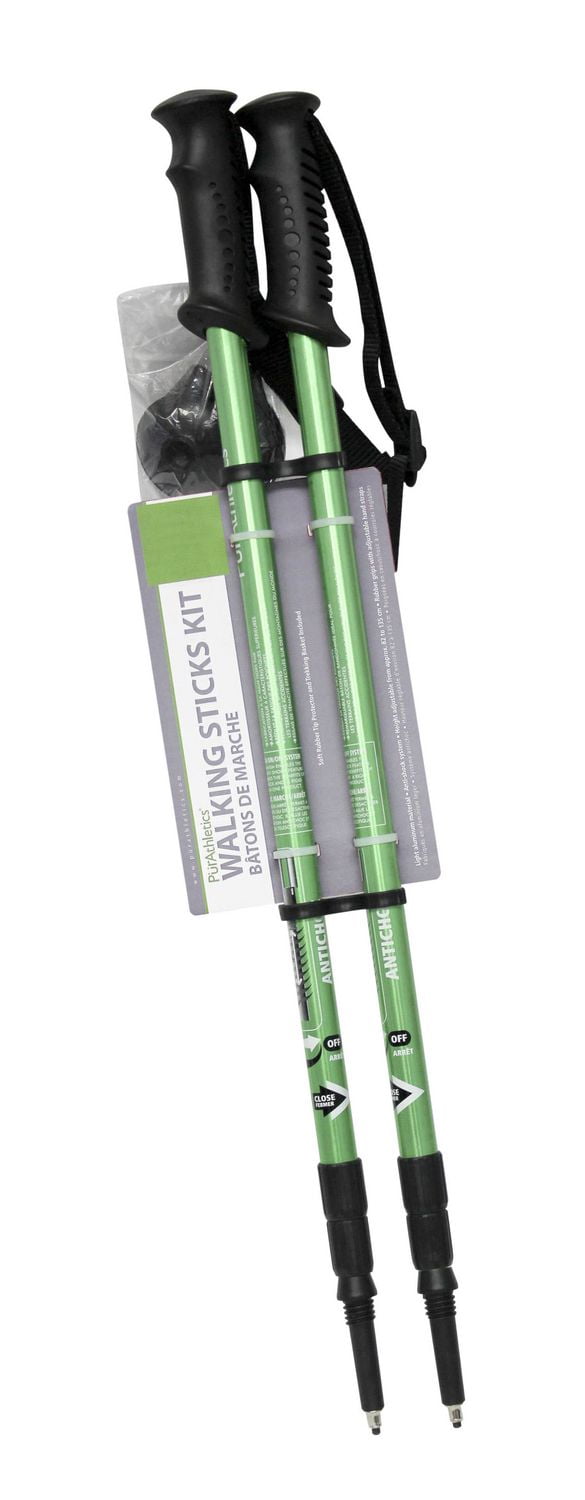 Zenzation PurAthletics Walking Sticks Kit, Green Walmart Canada