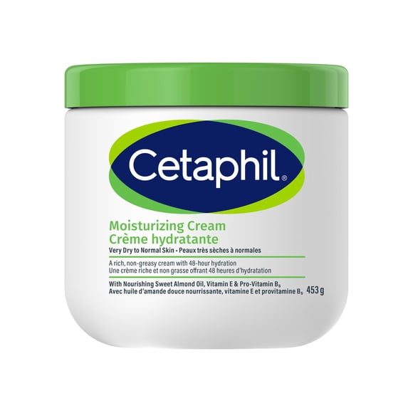 Cetaphil Moisturizing Cream | Non-Greasy, Hydrating Moisturizer for Dry to Very Dry, Sensitive Skin | Provides 48-Hour Hydration | Dermatologist Recommended