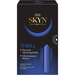 Trojan Vibrations Divine Contoured Massager, Stimulate Inside & Out, 3  Variable Speeds, Batteries Included, Internal and External Stimulation, 1  Count