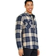 thumbnail image 2 of George Men's Flannel Shirt Jacket, 2 of 6