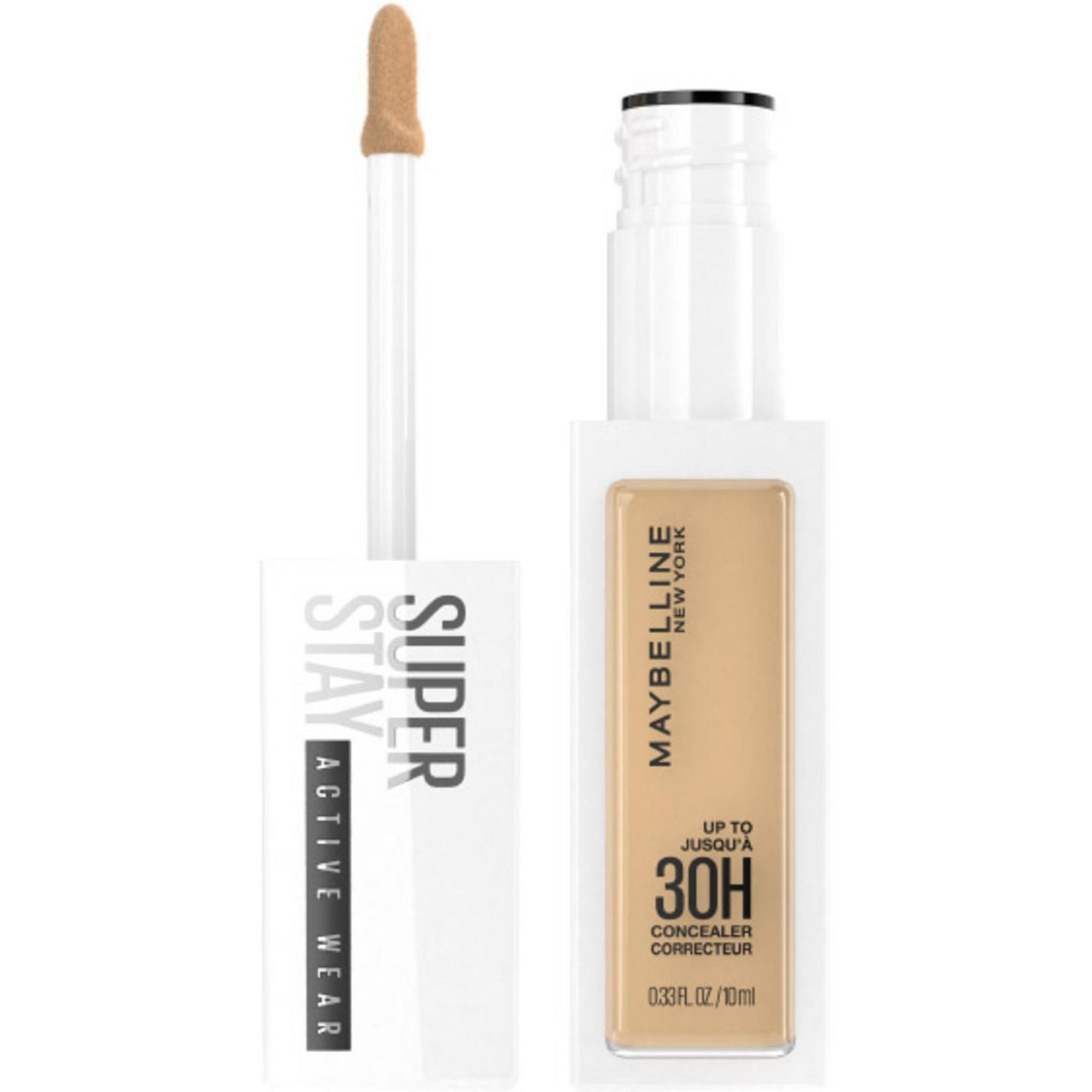 Maybelline New York Longwear Liquid Concealer, Up to 30HR Wear, Shade 01,  10 ml, Super Stay Concealer delivers up to 30H wear. 
