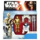Star Wars Le Réveil de la Force Ensemble de 2 figurines R2-D2 et C-3PO en mission dans la neige 3,75 po – image 2 sur 2