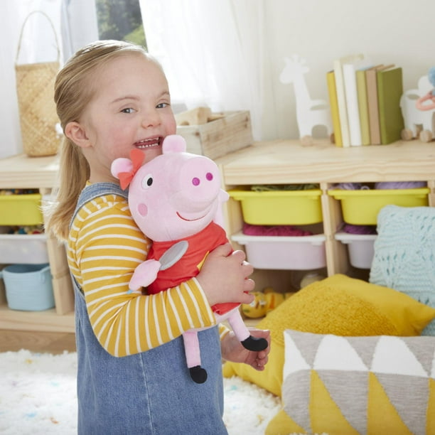 Peppa Pig Oink-Along Songs, poupée en peluche chantante avec robe