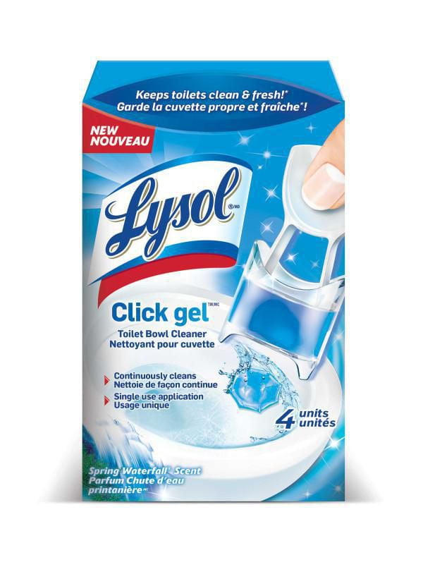 Lysol® Click Gel Spring Waterfall Toilet Bowl Cleaner Walmart Canada